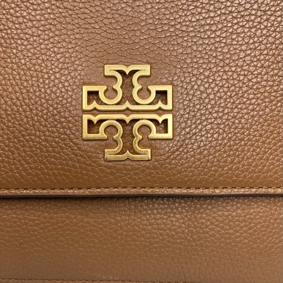 Tory Burch Britten Leather Chain Shoulder Bag - Picture 11 of 13